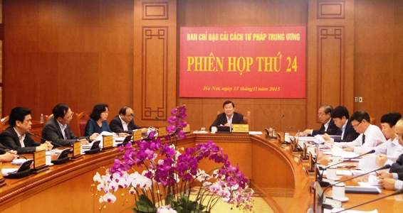 Chủ tịch nước chủ trì Phiên họp 24 Ban Chỉ đạo Cải cách tư pháp Trung ương